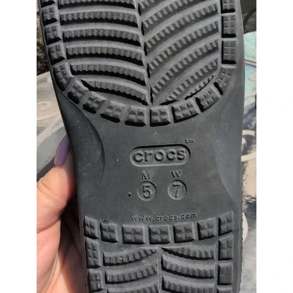 Crocs Classic Slide  Mens 5 Tie Dye Multicolor Comfort Slip Ons Casual Women's 7 - Picture 6 of 6